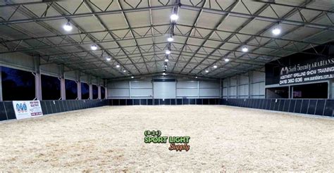 How to DIY Horse Arena Lighting? 5 Riding Arena Lighting Ideas - Sport ...