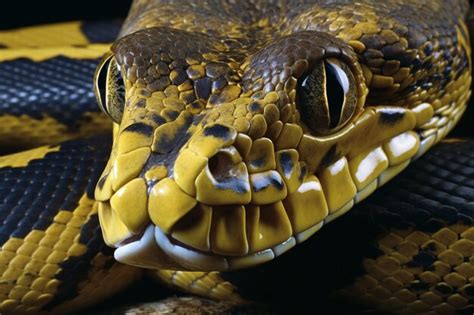 Free AI Image | Close up on snake in natural habitat