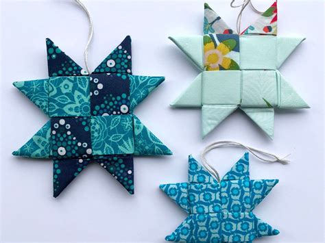 Love this Scandinavian folded fabric star project. Mister Domestic has some of T… | Fabric ...