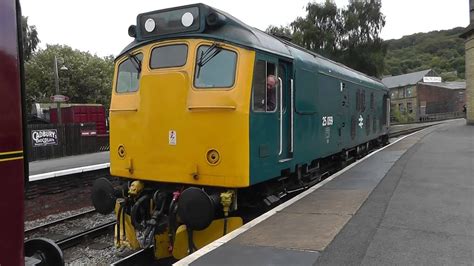 Class 25 Sulzer diesel loco No 25059 At Keighley and Haworth (KWVR ...