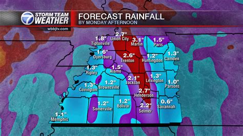 Heavy Rainfall Possible on Sunday - WBBJ TV