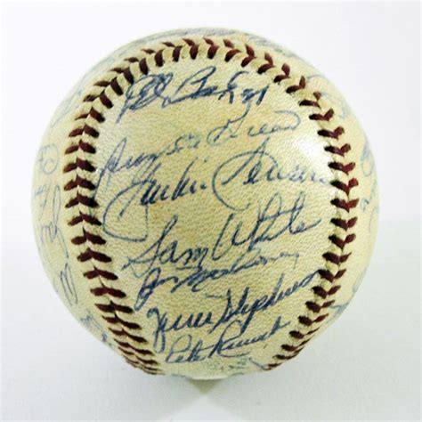 Lot Detail - 1959 Boston Red Sox Team Signed Baseball