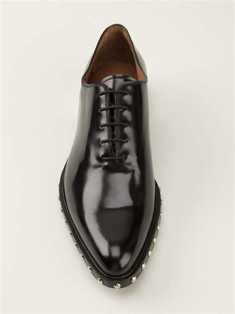 Lyst - Givenchy Studded Oxford Shoes in Black for Men