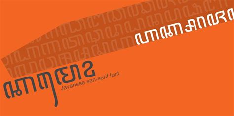 A modern font for the ancient Javanese script. | Modern fonts ...