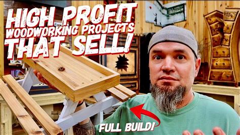 5 More Woodworking Projects That Sell - Low Cost High Profit - Make Mon… in 2024 | Woodworking ...