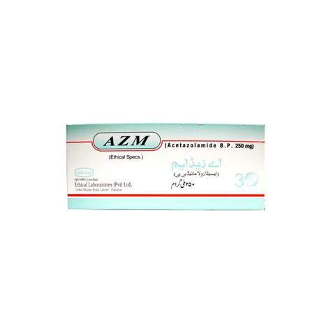 Azm Tab 250mg 30s price in Pakistan