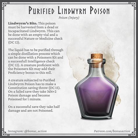 Tim on Instagram: "What the heck is a lindwyrm tho? . Looking for more poisons? I made 100 ...