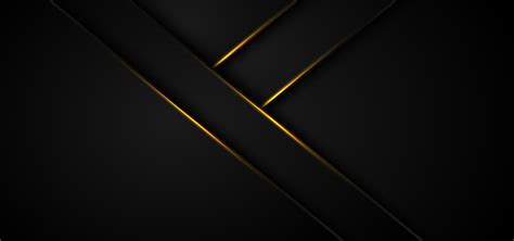 Abstract Metallic Black Gold Frame Sport Design Concept Innovation Background, Pattern, Shape ...