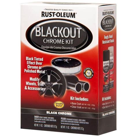 Rust-Oleum Automotive Blackout Chrome Spray Paint Kit (2-Pack)-257355 ...