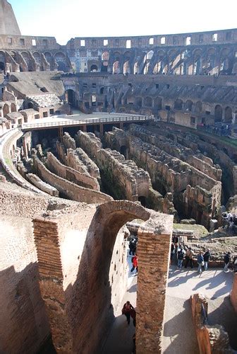 Arena and underground passages, The Colosseum in Rome, Ita… | Flickr