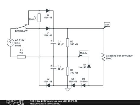 Circuit Diagram Of Soldering Iron - Wiring Diagram