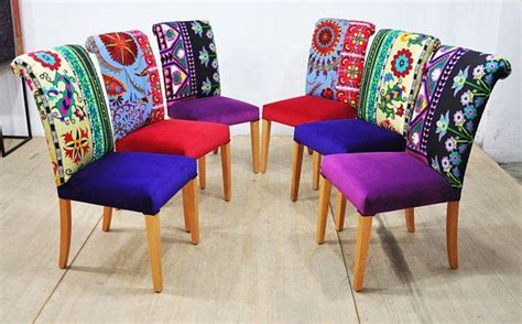 Upholstered Colorful Dining Chairs - Our beautifully crafted dining chairs exude character with ...