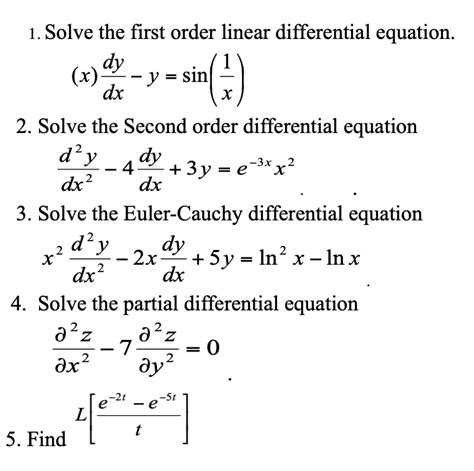 Linear Differential Equation - denis