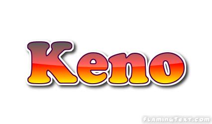 Keno Logo | Free Name Design Tool from Flaming Text