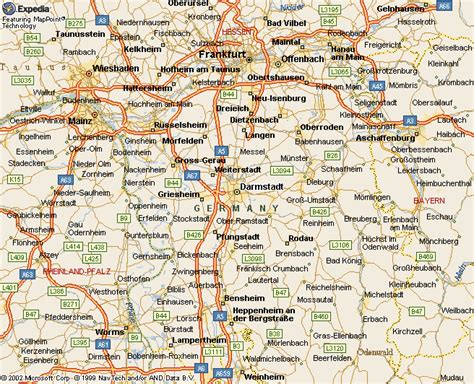 Darmstadt Map - Germany