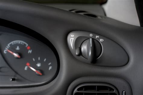 Free Image of Car dashboard with focus to the lights control | Freebie.Photography