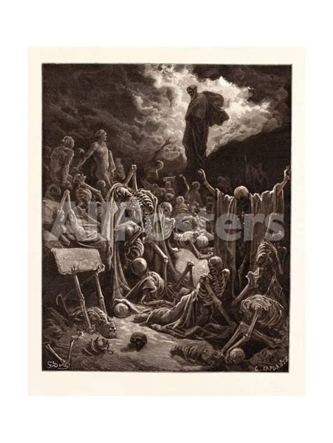 'The Vision of the Valley of Dry Bones' Giclee Print - Gustave Dore ...