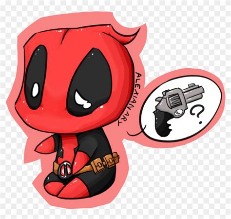 Deadpool Drawing Youtube Chibi - Deadpool Cute Drawing - Free Transparent PNG Clipart Images ...