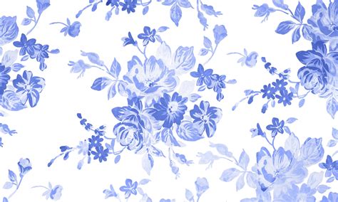 Blue Floral Watercolor Background Free Stock Photo - Public Domain Pictures