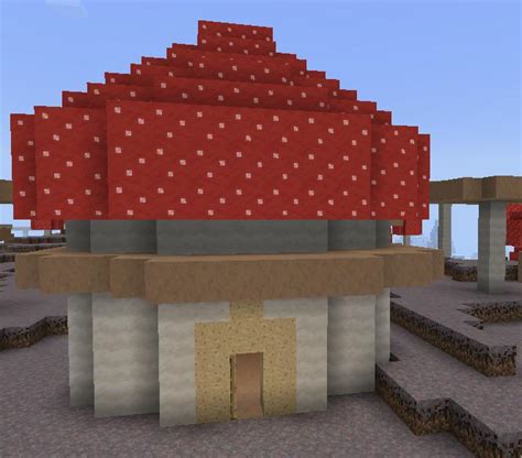 Mushroom house : r/Minecraft