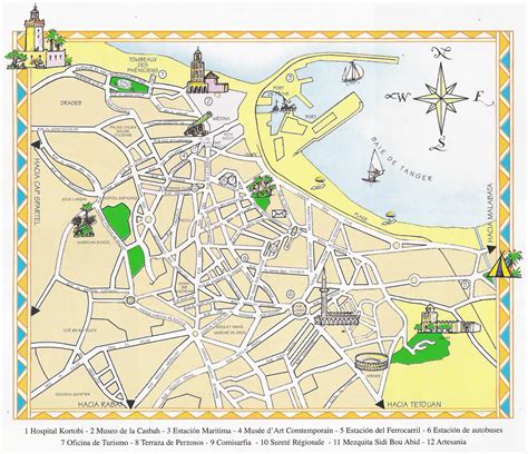 Mapa De Tanger - Mapa De Rios