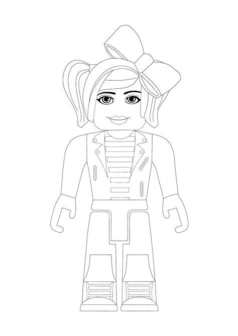 Roblox Girl Coloring Pages - 2 Free Coloring Sheets (2021) Free Printable Coloring Sheets ...