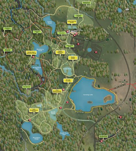 Holden Arboretum Wayfinding Map - Studio Tectonic