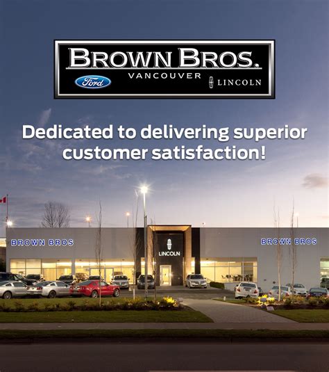 Vancouver Dealership Serving Vancouver, BC | Dealer | Brown Bros Ford Lincoln Sales & Service