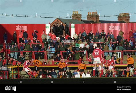 SPECTATORS AT MIDDLESBROUGH V WOLVES AT AYRESOME PARK 5 3 94 1 0 Stock Photo - Alamy