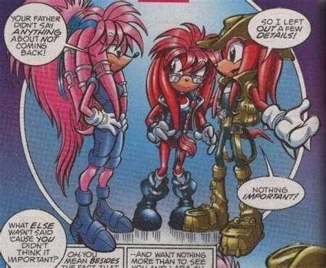 Knuckles and his Wife and Daughter - Knuckles the Echidna Photo ...