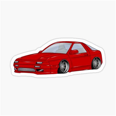 "Mazda Rx7 Sticker" Sticker by tstryck24 | Redbubble