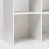 11" 6 Cube Organizer Shelf White - Room Essentials™ : Target