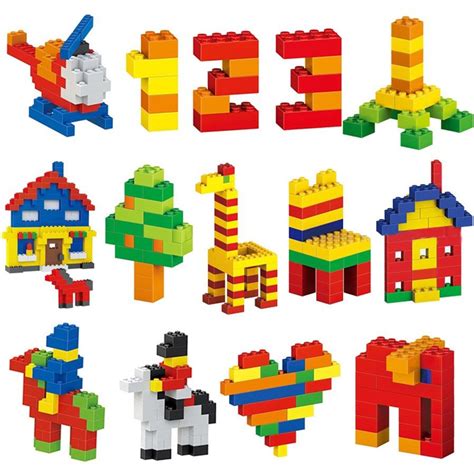1000Pcs DIY Creative City Building Bricks Set Toy | Lego activities, Lego creative, Lego for kids