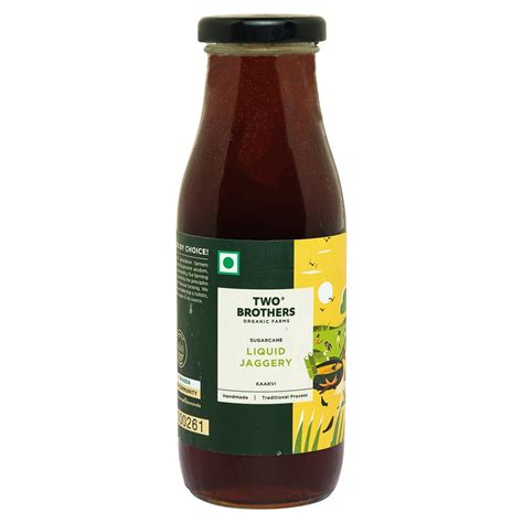 Liquid Sugarcane Jaggery ( Kaakvi) — Two Brothers Organic Farms - Twobrothersindiashop - Medium