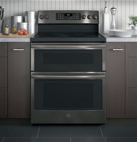 Best Buy: GE 6.6 Cu. Ft. Self-Cleaning Freestanding Double Oven ...