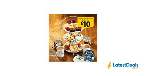 Mother's Day Afternoon Tea for 2 - £10 At Morrisons Cafe at Morrisons