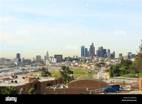 Los Angeles Downtown Skyline Stock Photo - Alamy