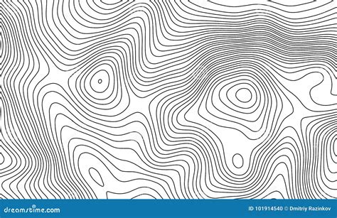 Topographic Map Contour Background. Topo Map with Elevation Stock Vector - Illustration of ...