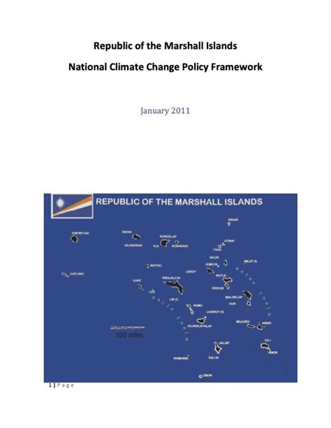 Marshall Islands National Climate Change Policy Framework | UNW WRD ...