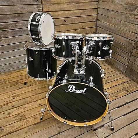 Drum Kit Pearl Export, Black USED! RKEPT221123 | Reverb