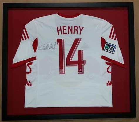 Framed Thierry Henry Jersey! – Columbia Frame Shop