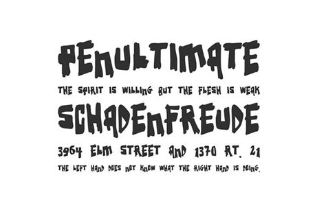 Earthquake Font Free Download - Font Pearl