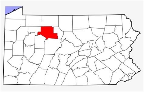 Elk County Pennsylvania On Map, HD Png Download - kindpng