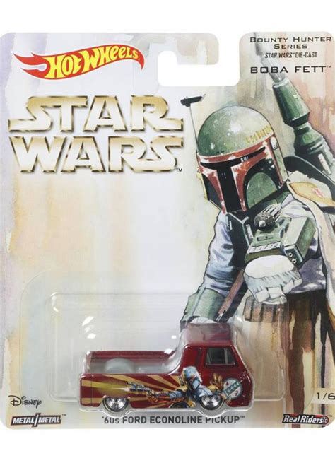 Hot Wheels Star Wars "Bounty Hunters Series" Boba Fett '60s Ford Ecoline Pickup - Boba Fett ...