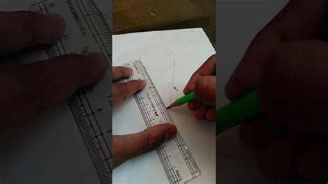 3D cone shape drawing like target is only60 - YouTube
