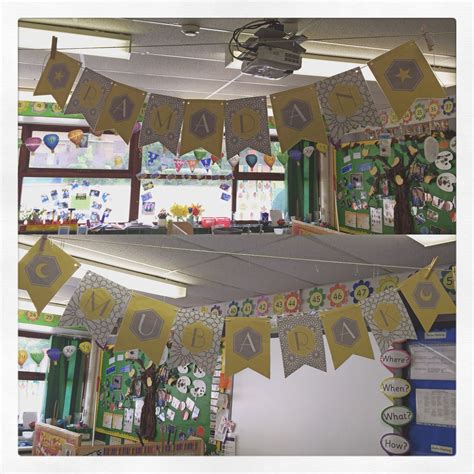 Ramadan decorations for my classroom. Ramadhan Mubarak bunting. Ramadan ...