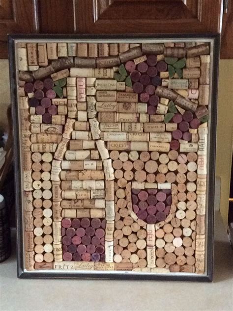 Large Sunburst Wine Cork Art