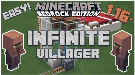 How To Make A Villager Breeder Minecraft Bedrock