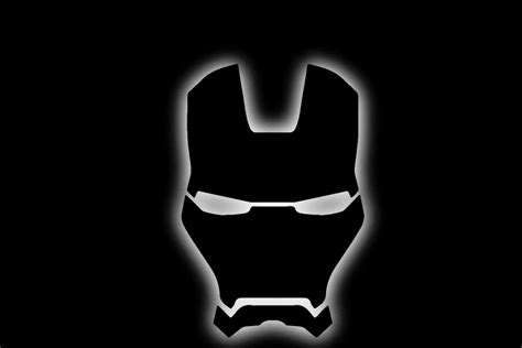 Download Iron Man Black And White Wallpaper | Wallpapers.com