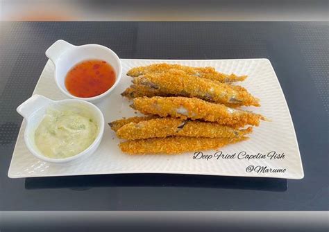 Deep Fried Capelin Fish Recipe by Pakprawee - Cookpad